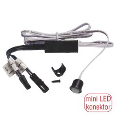 XLIGHT LED SV-PIR senzor pohybový PIR ON/OFF čierny mini LED