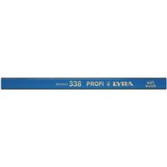 LYRA 338 ceruza 176mm tesárska HB mäkká modrá