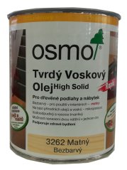 OSMO 3262 tvrdý voskový olej Rapid 2,5l mat