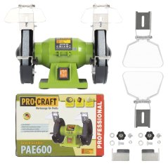 PROCRAFT PAE600 stojná brúska dvojkotúčová 150W 150mm