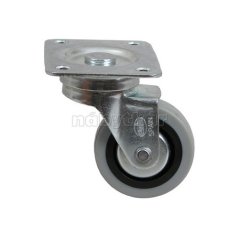 Koliesko nab. 40mm otočné gumené, nosnosť 40kg