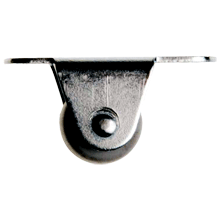 Koliesko nabytkové 15mm priame gumené v=20mm