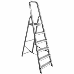 Schodíky 6-stupnové jednostranne, hliník 1916