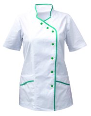 Blúzka ANDREA dámska bielo-zelená v.42