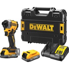 DEWALT DCF850E2T aku rázový uťahovák 1/4" 18V XR POWERSTACK 2x1,7Ah