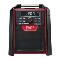 MILWAUKEE M18 RC-0 aku rádio a nabíjačka