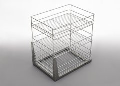 Cargo mini 50 čiastočný výsuv 3-stup. biely REJS