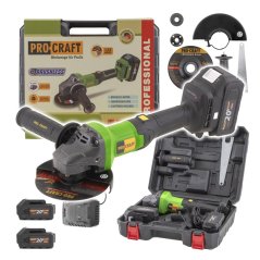 PROCRAFT PGA20 aku uhlová brúska 125mm