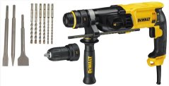 DEWALT D25144KP kladivo kombinované 3 J + skľúčovadlo + vrtáky