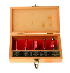 Frézy stopkové do dreva 8mm 5-dielna sada (21450)