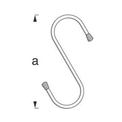 Hák na vedro Zn 180mm