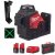 MILWAUKEE M12 3PL-0C Laser zelený s 3 rovinami 360