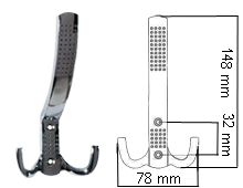 Vešiak WM 005 (CAMEL I) veľký Pat
