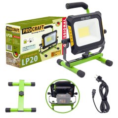 PROCRAFT LP20 aku/230V reflektor bez aku