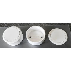 GENIUX Furneo 1 vypínač 1-tlačidlový zap/vyp stmievanie biely