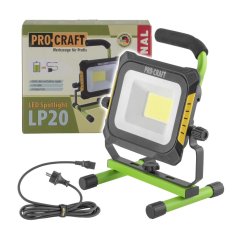 PROCRAFT LP20 aku/230V reflektor bez aku