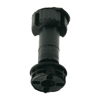 Noha NK rektif. plast 150mm čierna okrúhla