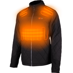 MILWAUKEE M12 HJP-0 (XL) vyhrievaná prešívaná bunda čierna