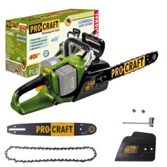 PROCRAFT PCA40/2 aku reťazová píla 2x20V 350mm bez aku a nabíjačky