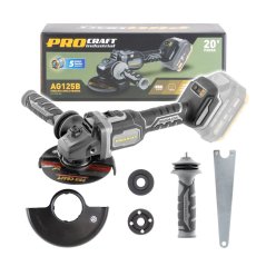 PROCRAFT Industrial AG125B aku uhlová brúska 125mm bez aku