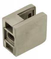 Príchytka na sklo štvorcová na stenu nerez