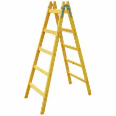 Rebrik drevený 5-priečkový 1,6m (dvojdielny)