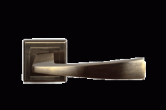 Kľučka rozetová LEO patyna - bez rozety