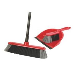 Lopatka (smetar) s metličkou  4-dielna sada