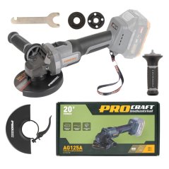 PROCRAFT Industrial AG125Abb aku uhlová brúska 125mm bez aku