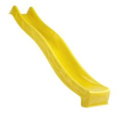Detská šmýkačka HDPE 49,5x290cm - žltá