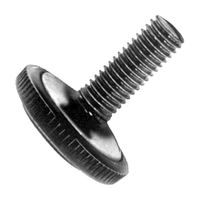 Noha NK rektif. M10/32x25mm okrúhla čierna