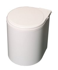 Kôš na smeti okrúhly 270 strieborný plast