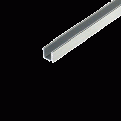 LAGUNA-lišta dolná C10 Al 4,0m   (profil U 10x10mm)