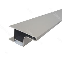 LED AL10 profil pre horné skrinky 3m hliník natural
