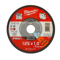 MILWAUKEE kotúč rezný SCS 41/125x1,0x22,23mm 4932451487