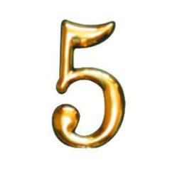 Číslo dverové 50mm samolepiace   5