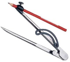 STUBAI kružidlo 200mm ceruzkové 252002