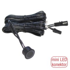 XLIGHT LED SV-DOT senzor dotykový ON/OFF/stmievač čierny mini LED