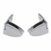 Zaves na sklo 4-5mm spodny-vrchny BADGE Crm