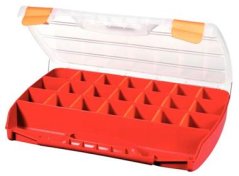 Kufor na drobný materiál 32x26x5cm, červený  Workers Best