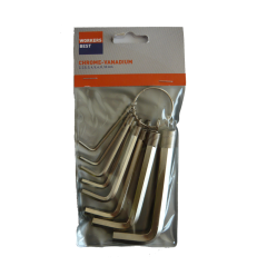 Workers Best kľúče imbusové 7-dielna sada 2,5-10mm