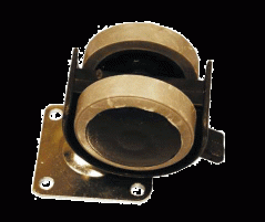 Koliesko nábytkové 40mm otočné gumené s brzdou, 20kg