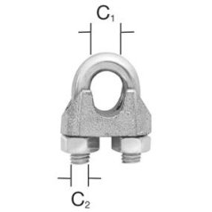 Vormann svorka lanová do 13 mm Zn /2ks/