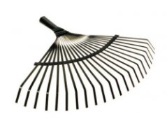 Kovové hrable lamelové, 45cm, bez násady