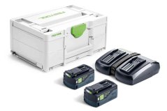 FESTOOL SYS 18V 2x5,0/TCL 6 DUO napájacia sada